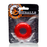 Oxballs Do-Nut 2 Jelly Cockring with Flat Inner Chamber Red COCK RINGS Sling